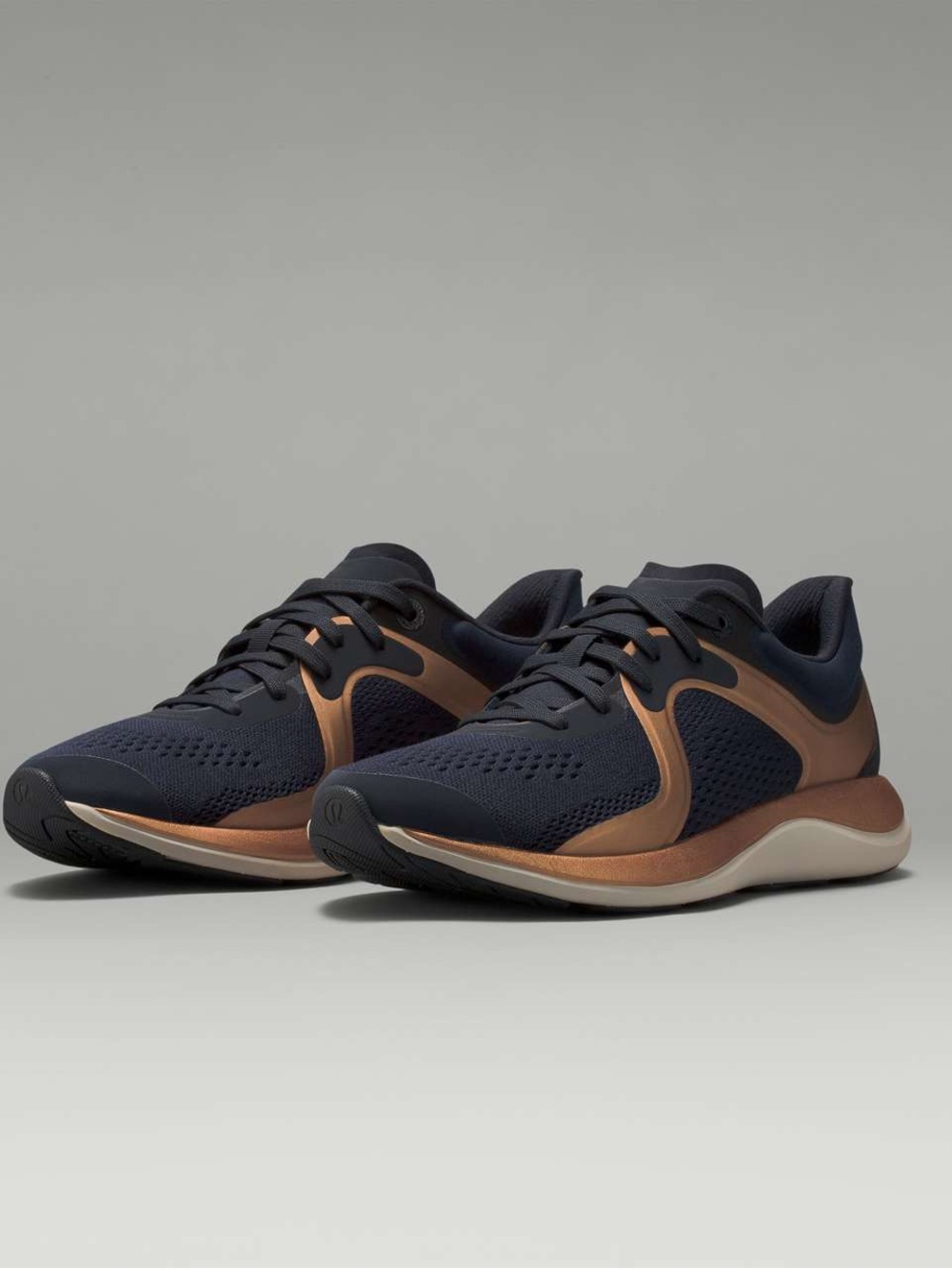Lululemon Chargefeel Workout Shoes Navy & Rose Gold